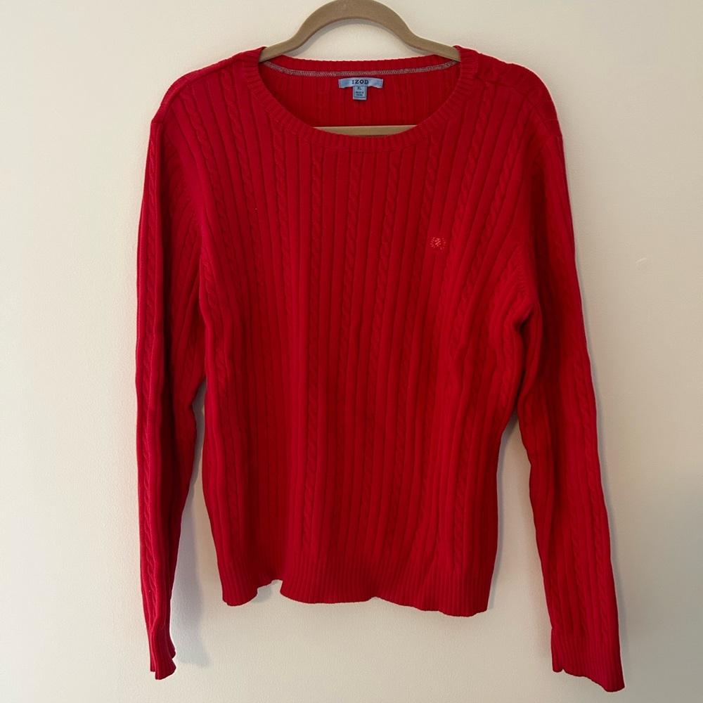 Red sweater
